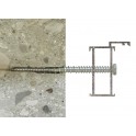 Turbošrouby do betonu, 7.5 x  60 mm, zapuštěná hlava, T30, Friulsider, FZ7.5/60