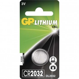 Lithiová knoflíková baterie GP CR2032, blistr, B15322, EM-B15322