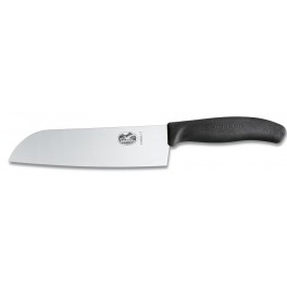 Japonský nůž Santoku, 17 cm, plastová rukojeť, Victorinox, 6.8503.17B