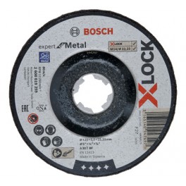 Brusný kotouč na ocel, 125 x 22,23 x 6 mm, Expert for Metal,  X-LOCK, Bosch, 2.608.619.259