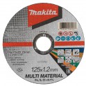 Řezný kotouč, multi materiál, 125 x 1.2 x 22.23 mm, Makita, E-10724